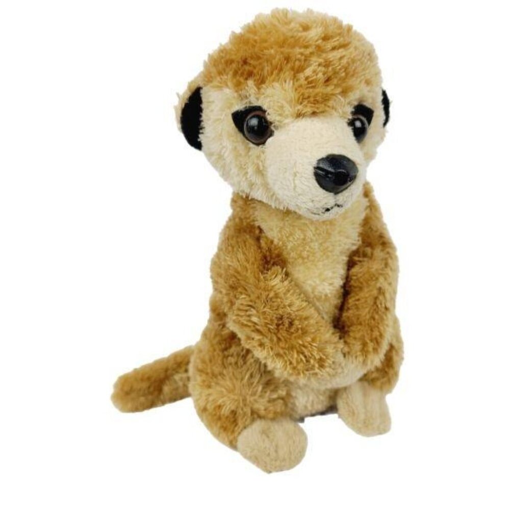 Aurora Meerkat 7 inch Plush Realistic Stuffed Animal Toy Standing Brown